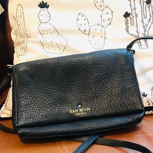 Kate Spade Black Leather Small Crossbody